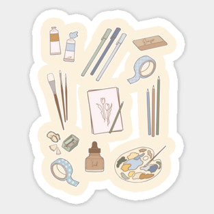 art supplies 2 Magnet