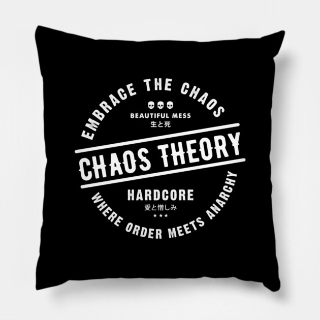 CHAOS THEORY Pillow by artslaves
