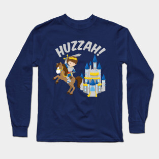 Huzzah Renaissance Fair Knight Long Sleeve T-Shirt