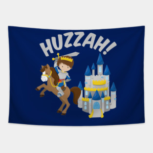 Huzzah Renaissance Fair Knight Tapestry