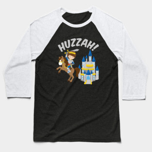 Huzzah Renaissance Fair Knight Baseball T-Shirt