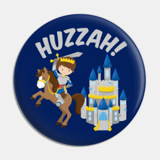 Huzzah Renaissance Fair Knight Pin