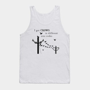 Crows in Different Area Codes Tank Top