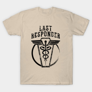 Last Responder BW Vintage T-Shirt