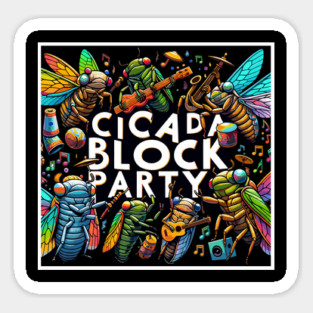Cicada Block Party Cicada Summer Magnet