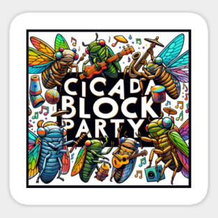 Cicada Block Party Cicada Summer Magnet