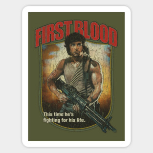 First Blood 1982 Sticker