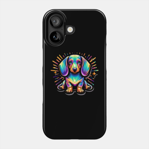 Pocket-Sized Perfection: Mini Dachshund Wiener Dog Art Phone Case by IamActiveDog