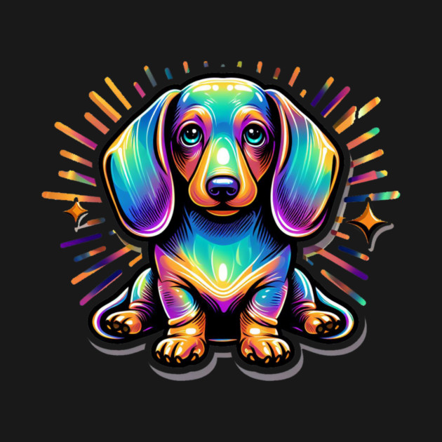 Pocket-Sized Perfection: Mini Dachshund Wiener Dog Art by IamActiveDog