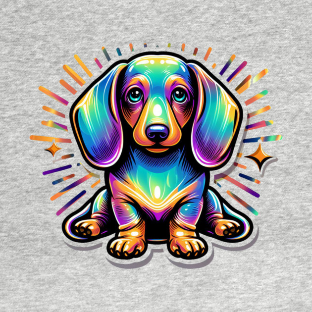 Pocket-Sized Perfection: Mini Dachshund Wiener Dog Art by IamActiveDog