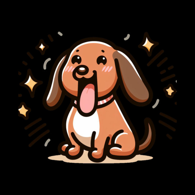 Adorable Dachshund Delights: Miniature Wiener Dog Art by IamActiveDog