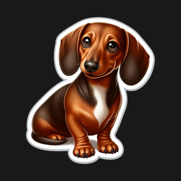 Dainty Dachshunds: Miniature Wiener Dog Art Creations by IamActiveDog