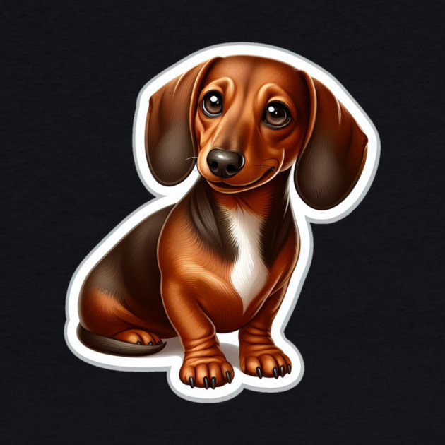 Dainty Dachshunds: Miniature Wiener Dog Art Creations by IamActiveDog