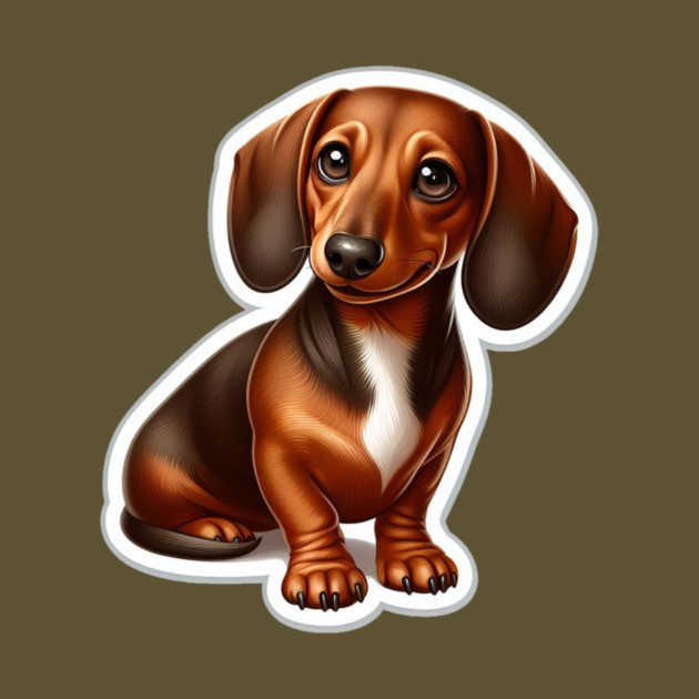 Dainty Dachshunds: Miniature Wiener Dog Art Creations by IamActiveDog