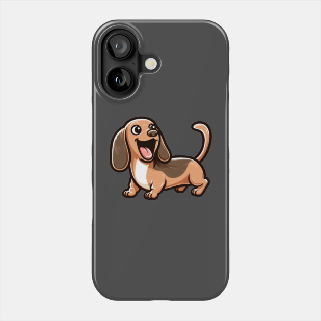 Wee Wonders: Miniature Dachshund Wiener Dog Art Prints Phone Case by IamActiveDog