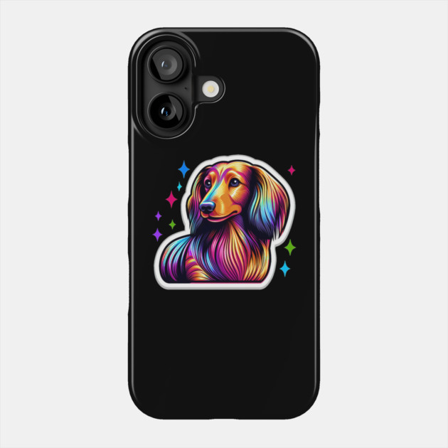 Charmingly Petite: Miniature Dachshund Wiener Dog Artistry Phone Case by IamActiveDog