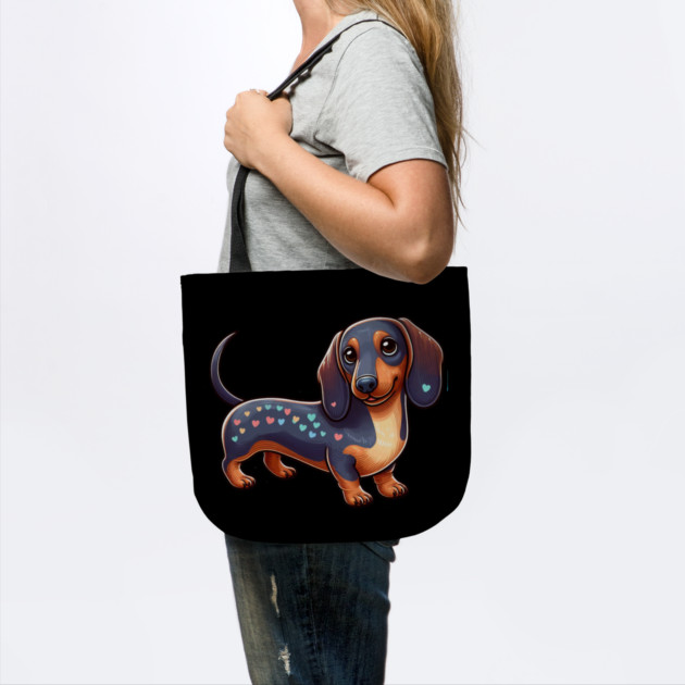 Tiny Treasures: Miniature Dachshund Wiener Dog Artwork by IamActiveDog