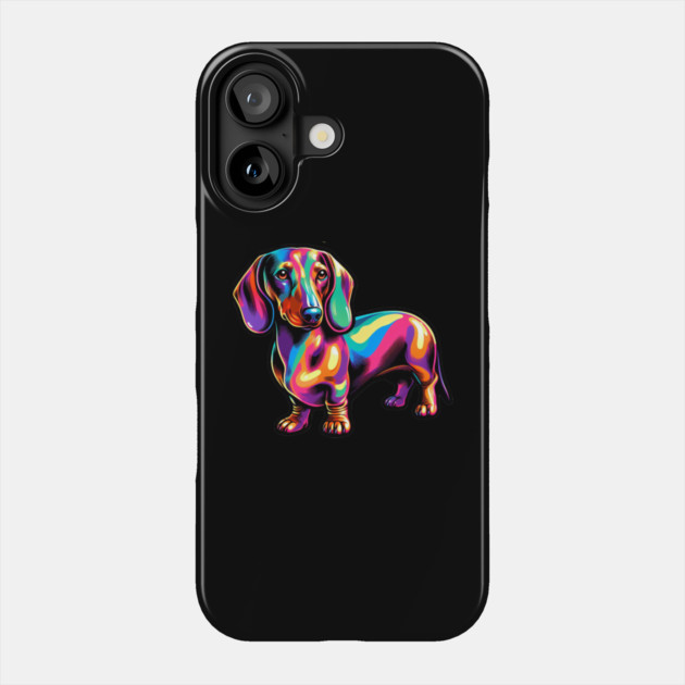 Diminutive Darlings: Miniature Dachshund Wiener Dog Art Depictions Phone Case by IamActiveDog