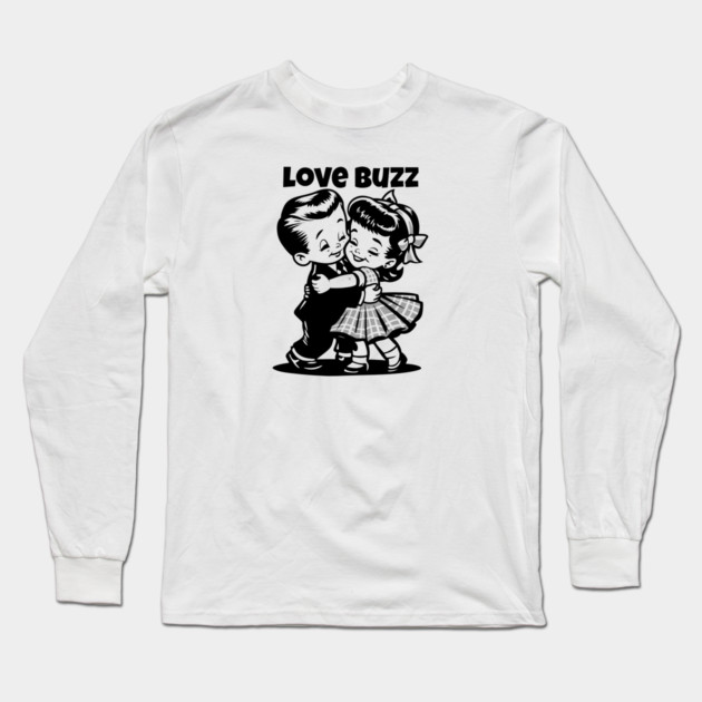 LOVE BUZZ Long Sleeve T-Shirt by artslaves
