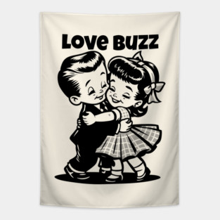 LOVE BUZZ Tapestry