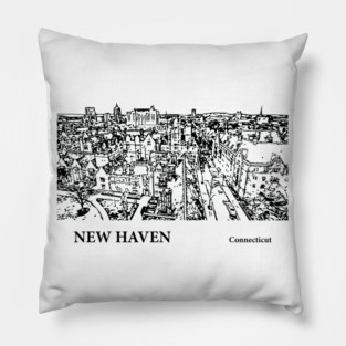 New Haven Connecticut Pillow
