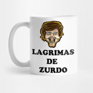 "Lagrimas de Zurdos" Javier Milei Smiling Mug