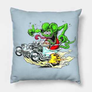 RAT FINK Hot Rod Pillow
