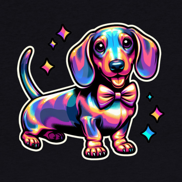 Royal Miniature Dachshund Puppy Graphic Wonderland by IamActiveDog