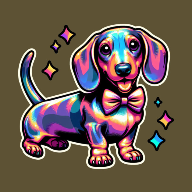 Royal Miniature Dachshund Puppy Graphic Wonderland by IamActiveDog