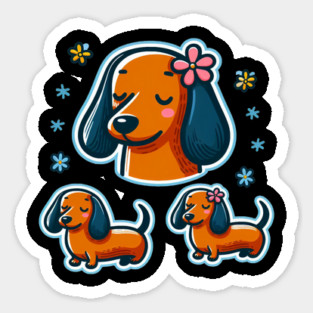 Royal Miniature Dachshund Puppy Paradise Magnet