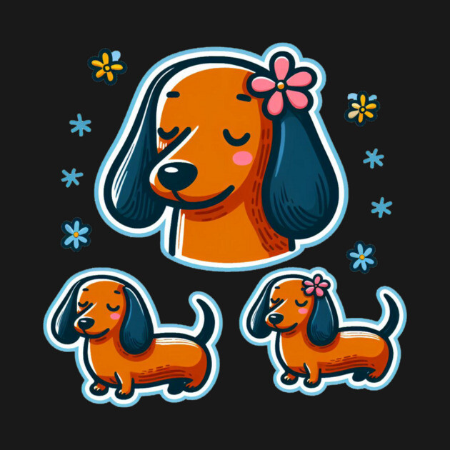 Royal Miniature Dachshund Puppy Paradise by IamActiveDog