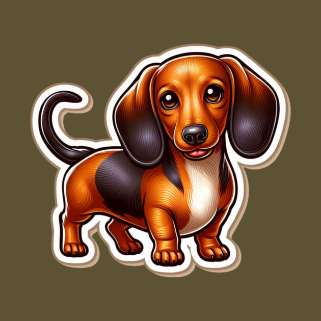 Miniature Dachshund Puppy Mirage Miraculous Art by IamActiveDog