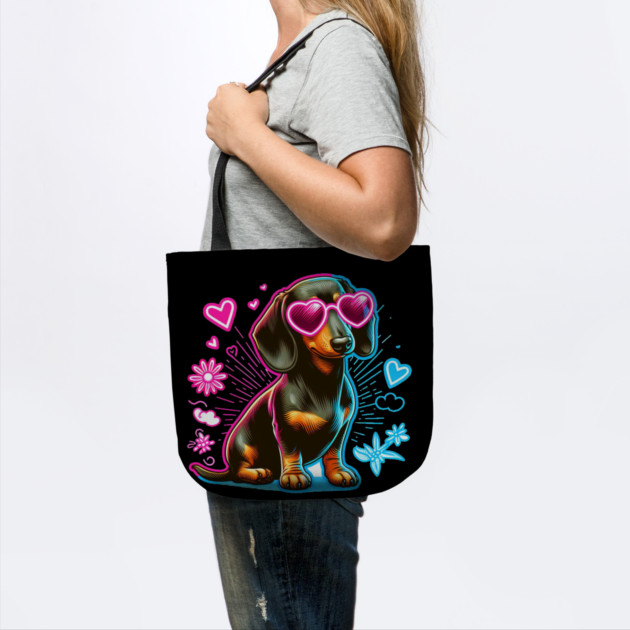 Miniature Dachshund Puppy Love Designs by IamActiveDog
