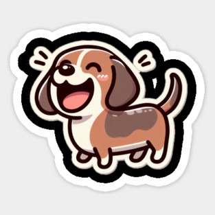 Royal Miniature Dachshund Puppy Joyful Designs Sticker