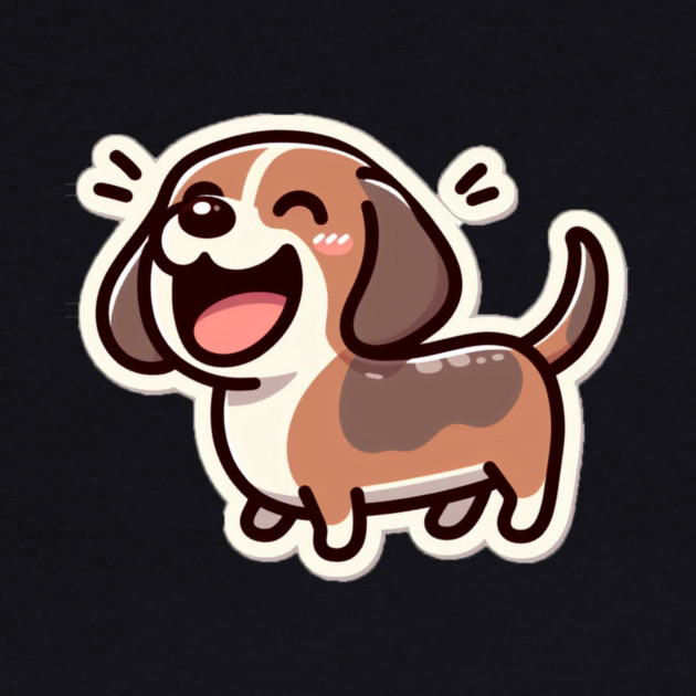 Royal Miniature Dachshund Puppy Joyful Designs by IamActiveDog