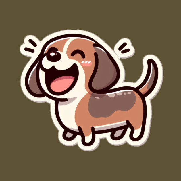 Royal Miniature Dachshund Puppy Joyful Designs by IamActiveDog