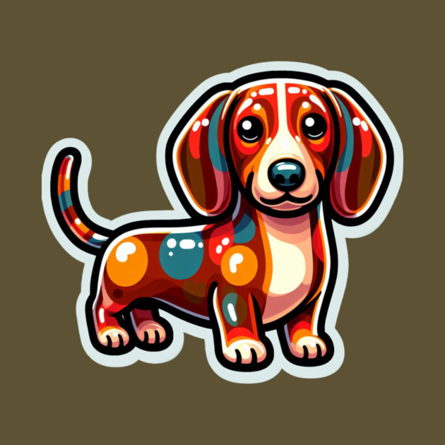 Royal Miniature Dachshund Puppy Inspired Art by IamActiveDog