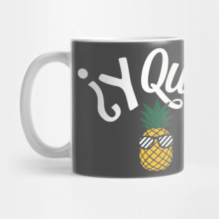 ¿Y Qué? Sassy Pineapple Spanish Sarcastic Quote Mug