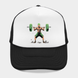 zoro lifting weights Hat