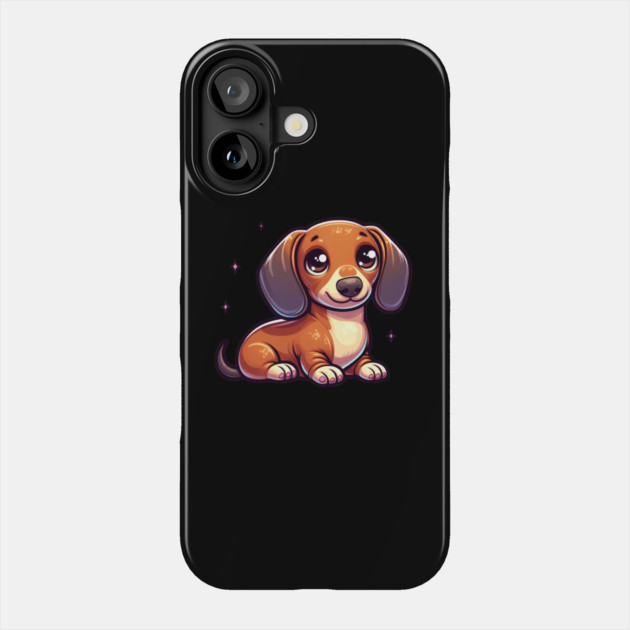 Royal Miniature Dachshund Puppy Tranquility Phone Case by IamActiveDog