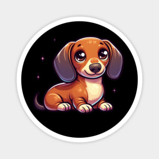 Royal Miniature Dachshund Puppy Tranquility Magnet
