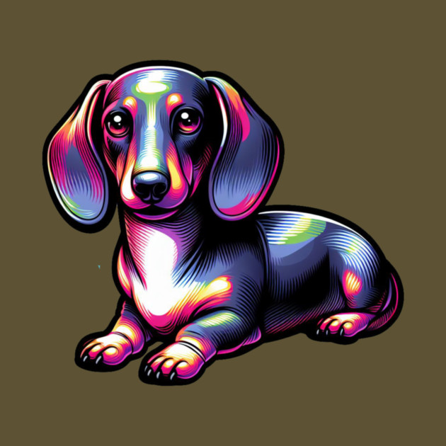Whimsical Royal Miniature Dachshund Puppy by IamActiveDog
