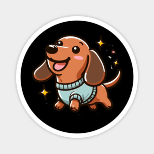 Royal Miniature Dachshund Puppy Wonder Magnet
