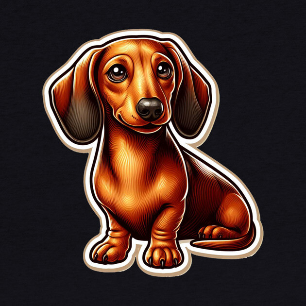 Whimsical Royal Miniature Dachshund Puppy Creations Must-Have Items by IamActiveDog
