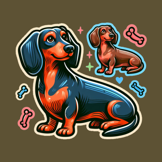 Whimsical Royal Miniature Dachshund Puppy Creations by IamActiveDog