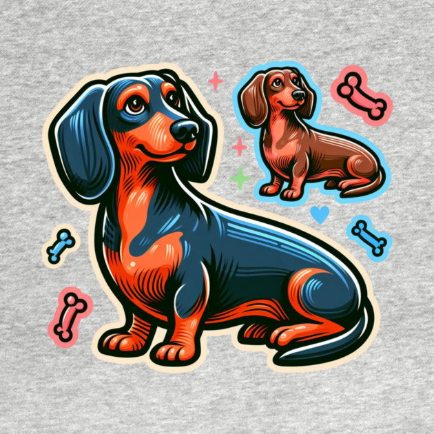 Whimsical Royal Miniature Dachshund Puppy Creations by IamActiveDog