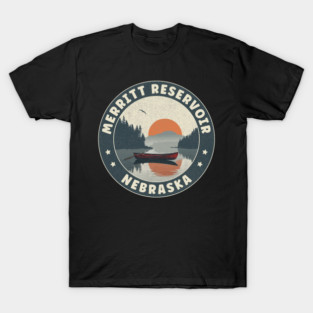 Merritt Reservoir Nebraska Sunset T-Shirt
