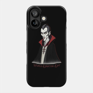 World Dracula Day, vampire Phone Case