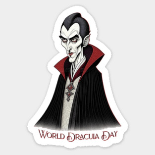 World Dracula Day, vampire Sticker
