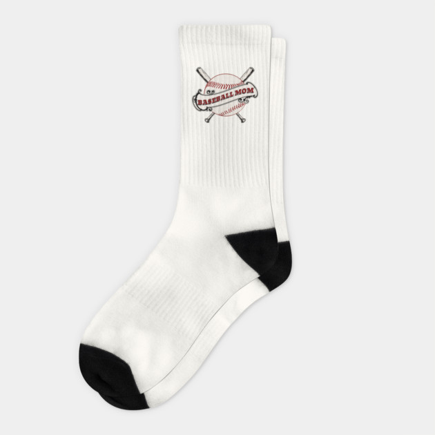 Baseball Mom Socks by HolidayBug